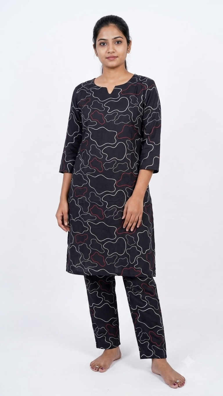 Modern, stylish and comfortable — a versatile 2-piece set for work and everyday wear.